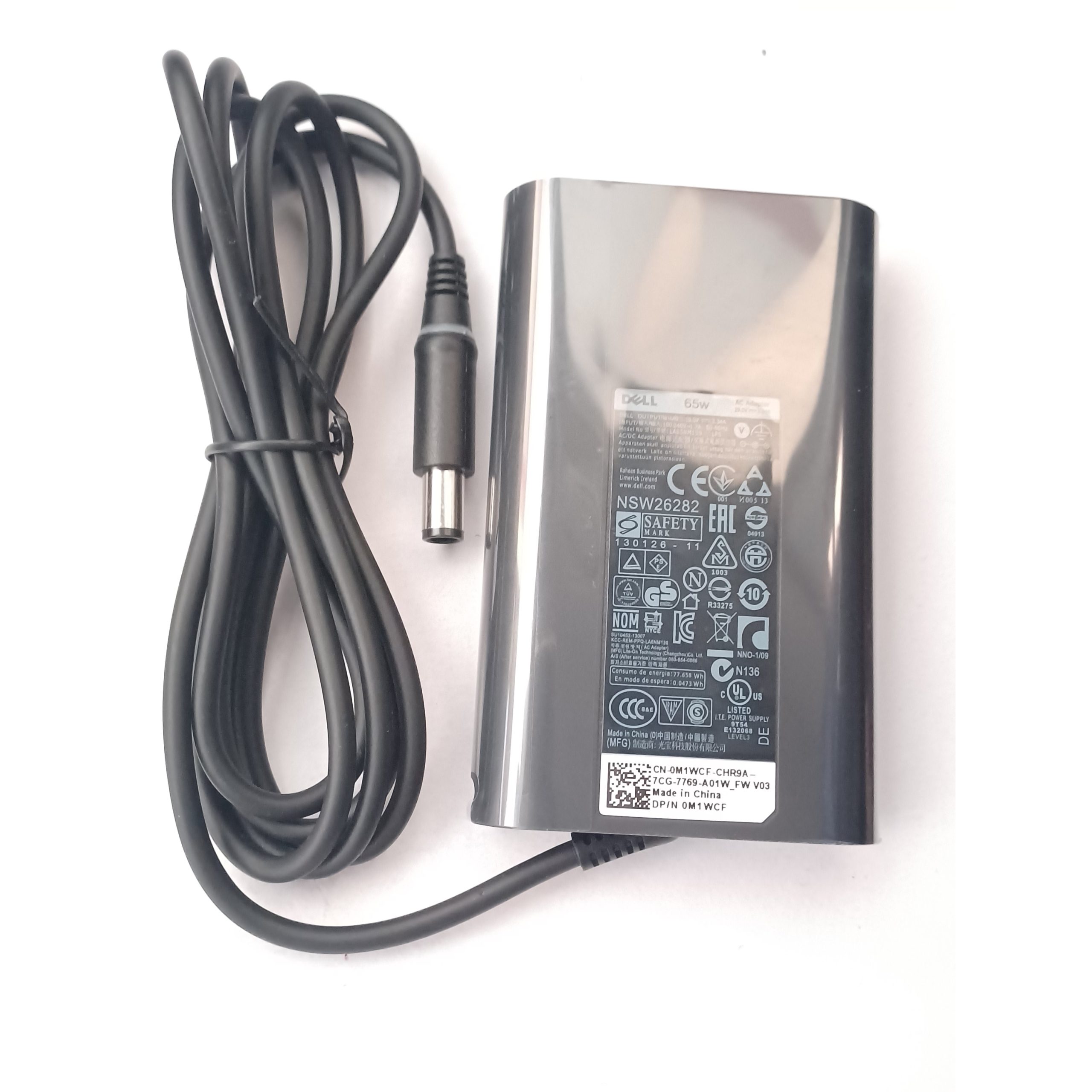 Dell Inspiron, Dell Latitude, Dell XPS and Vostro Series 2 Dell Laptop Charger 19.5Vx7.4mm x 5.0mm-65W - Image 1